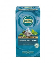 Infusión pirámide Lipton (Selección Exclusiva) - Thé English Breakfast, Té Inglés - 25 unidades
