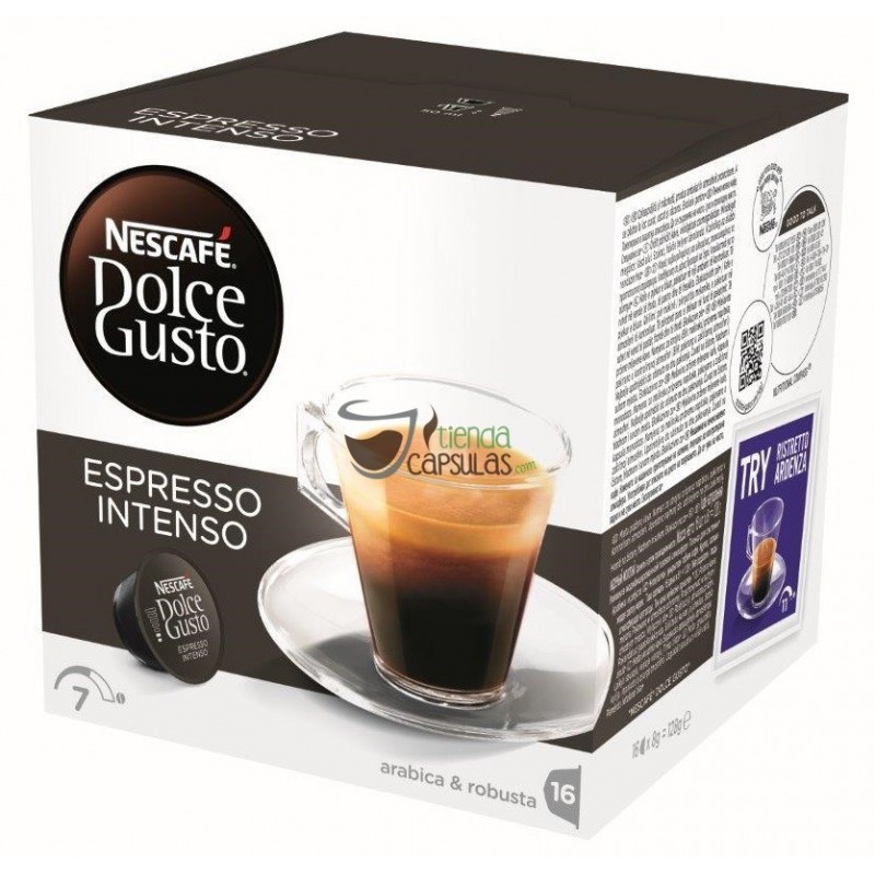 Café espresso intenso en cápsulas descafeinado Nescafé Dolce Gusto 30 ud.