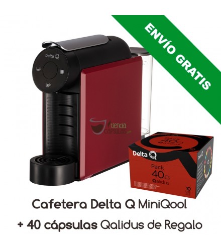 Cafetera Delta® Q MiniQool + 40 cápsulas Qalidus de Regalo (Envío Gratis)