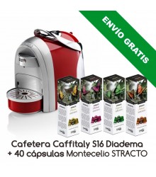 Cafetera Caffitaly S16 Diadema + 40 cápsulas Montecelio STRACTO de Regalo (Envío Gratis)