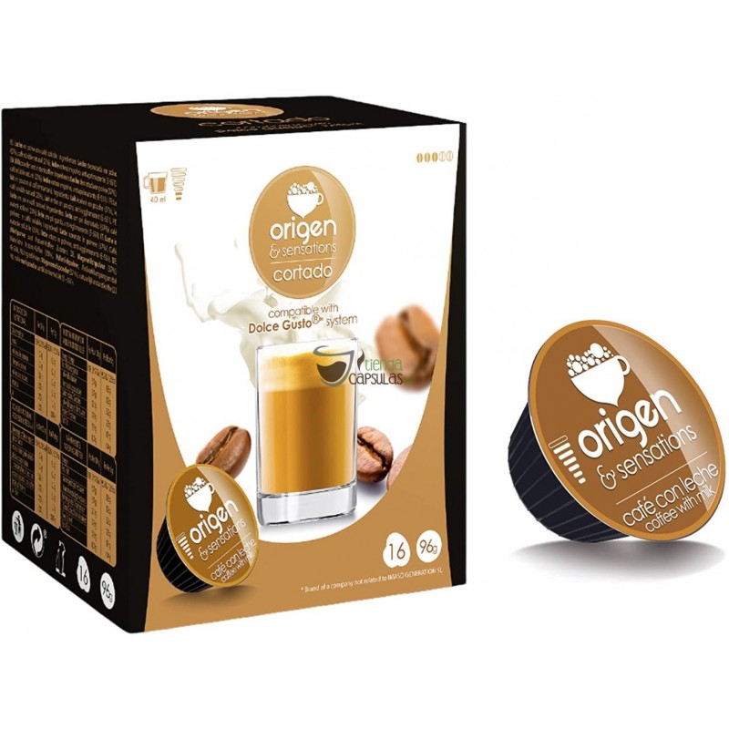 Café Cortado 10 cápsulas compatibles con Dolce Gusto®