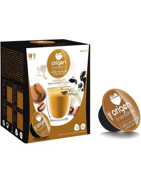 Cápsulas Origen & Sensations - Cappuccino - 16 unidades (16 tazas)