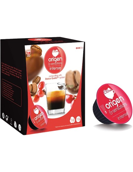 Cápsulas Origen & Sensations - Intenso - 16 unidades
