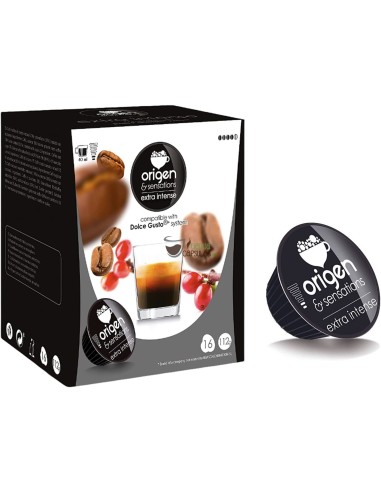 Cápsulas Origen & Sensations - Extra Intenso - 16 unidades