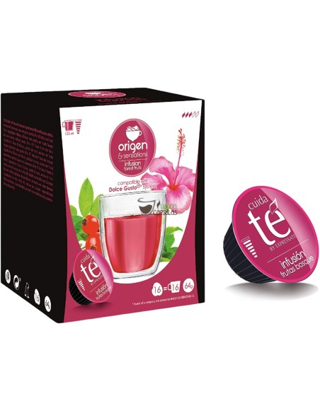 Cápsulas Origen & Sensations - Infusión Frutas del Bosque - 16 unidades