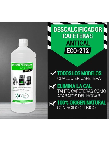 Descalcificador líquido - EQM ECO-212 - Botella 1 litro
