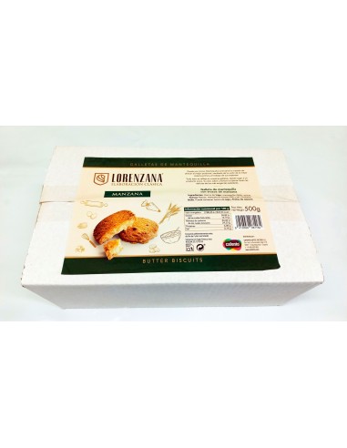 Galletas Cafento Lorenzana - Manzana - Caja 500g