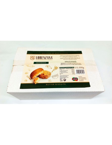 Galletas Cafento Lorenzana - Manzana - Caja 500g