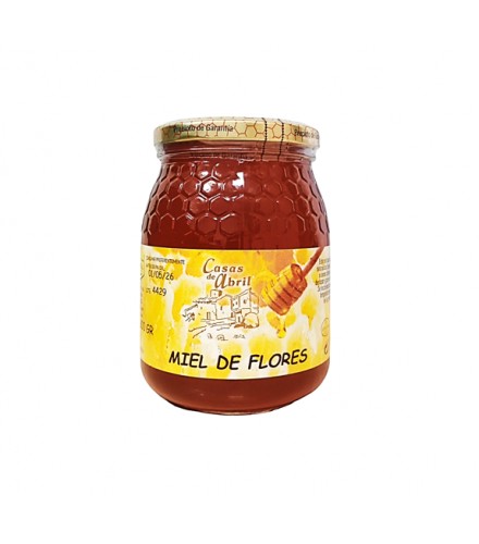 Miel de Castilla-La Mancha (Barrax - Albacete) Casas de Abril - Mil Flores - Tarro 1kg