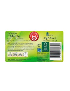 Infusión bolsitas Pompadour® - Té Verde con Matcha - 20 unidades 2