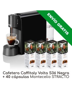 Cafetera Caffitaly Volta S36 + 40 cápsulas Montecelio STRACTO de Regalo (Envío Gratis)