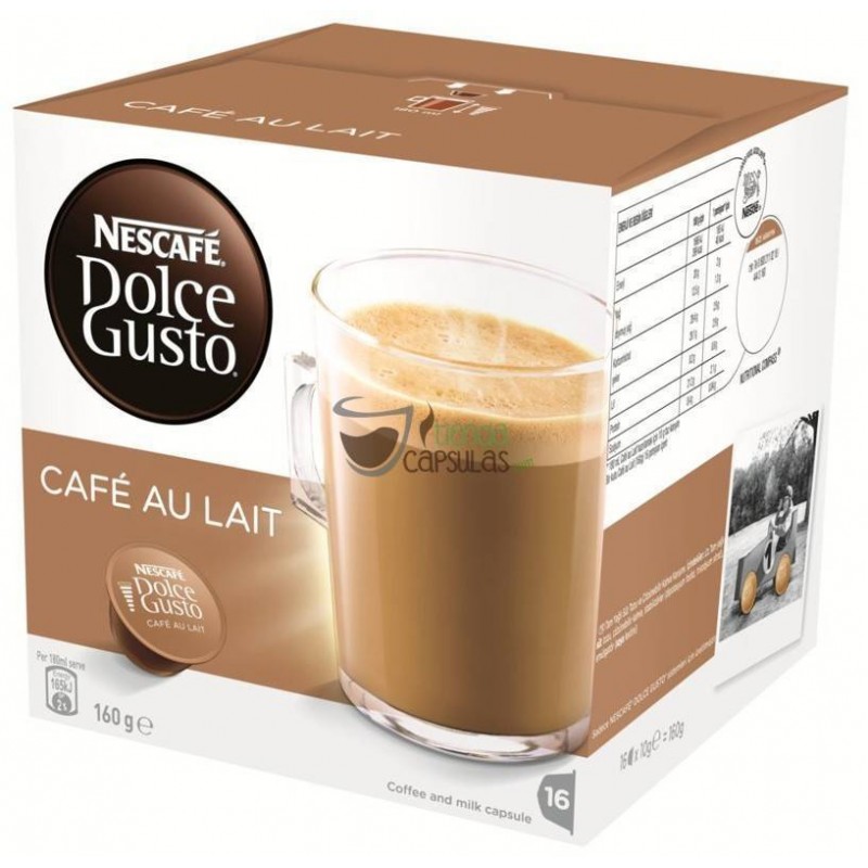 Nescafé Dolce Gusto CAFÉ CON LECHE DESCAFEINADO 30 cápsulas