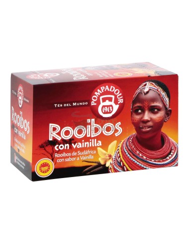 Infusión bolsitas Pompadour® - Rooibos con vainilla - 20 unidades