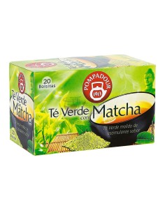 Infusión bolsitas Pompadour® - Té Verde con Matcha - 20 unidades