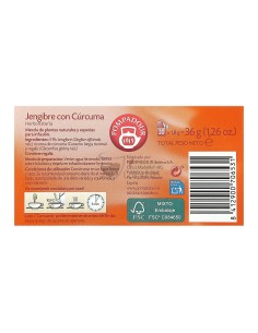 Infusión bolsitas Pompadour® - Jengibre con Cúrcuma - 20 unidades 2