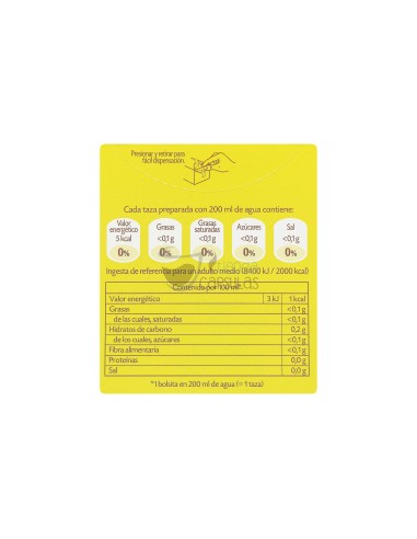 Infusión bolsitas Pompadour® - Cúrcuma con Canela y Vainilla - 20 unidades