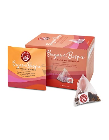 Infusión bolsitas Pompadour® - Bayas del Bosque - 15 unidades