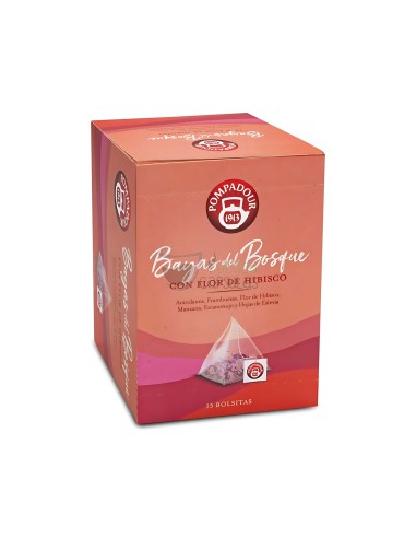 Infusión bolsitas Pompadour® - Bayas del Bosque - 15 unidades