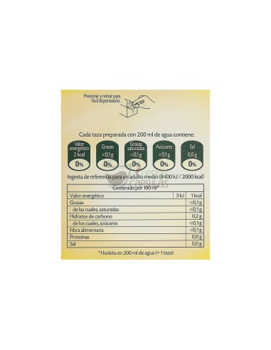 Infusión bolsitas Pompadour® - Jengibre con Limón - 20 unidades