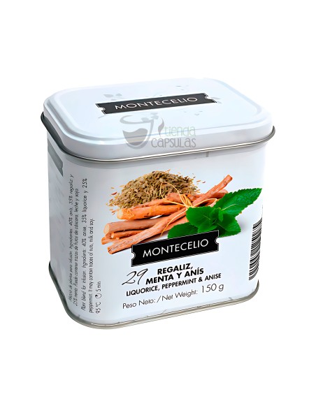 Infusión granel Montecelio - Regaliz, Menta y Anís - 150g