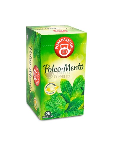 Infusión bolsitas Pompadour® - Poleo-Menta - 25 unidades