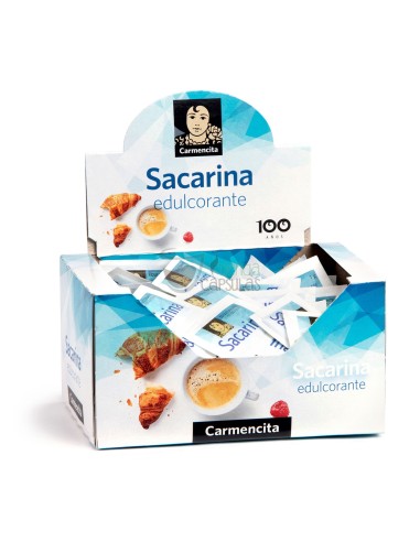 Edulcorante Carmencita - Sacarina - 150 unidades