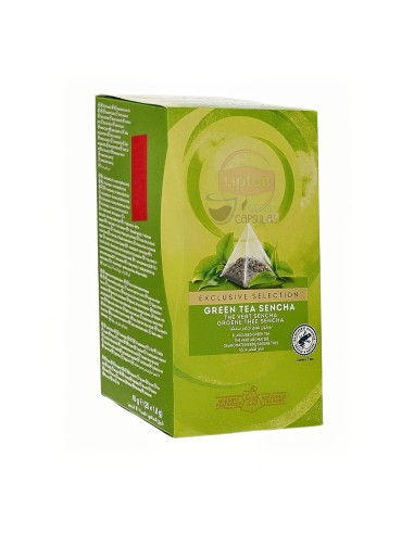 Infusión pirámide Lipton (Selección Exclusiva) - Té Verde Sencha - 25 unidades