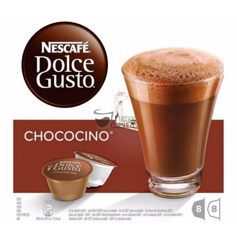 Cápsulas Dolce Gusto® Nescafé® - Chococino - 16 unidades (8 tazas)