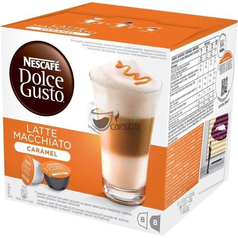 Dolce Nescafé® Latte Macchiato Caramelo - 16 unidades