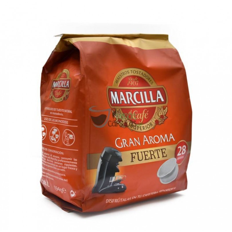 Marcilla Café Natural para máquina Senseo - 5 paquetes de 28 monodosis  (Total 140 monodosis) -  Exclusive : : Alimentación y bebidas