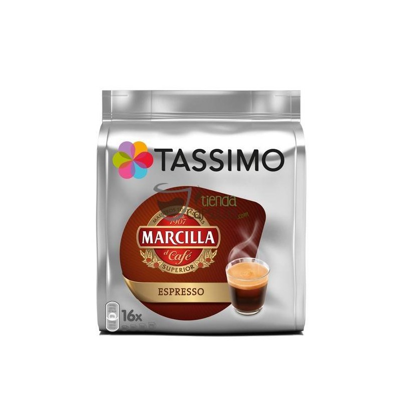 Cápsulas Tassimo Marcilla - Espresso - 16 unidades
