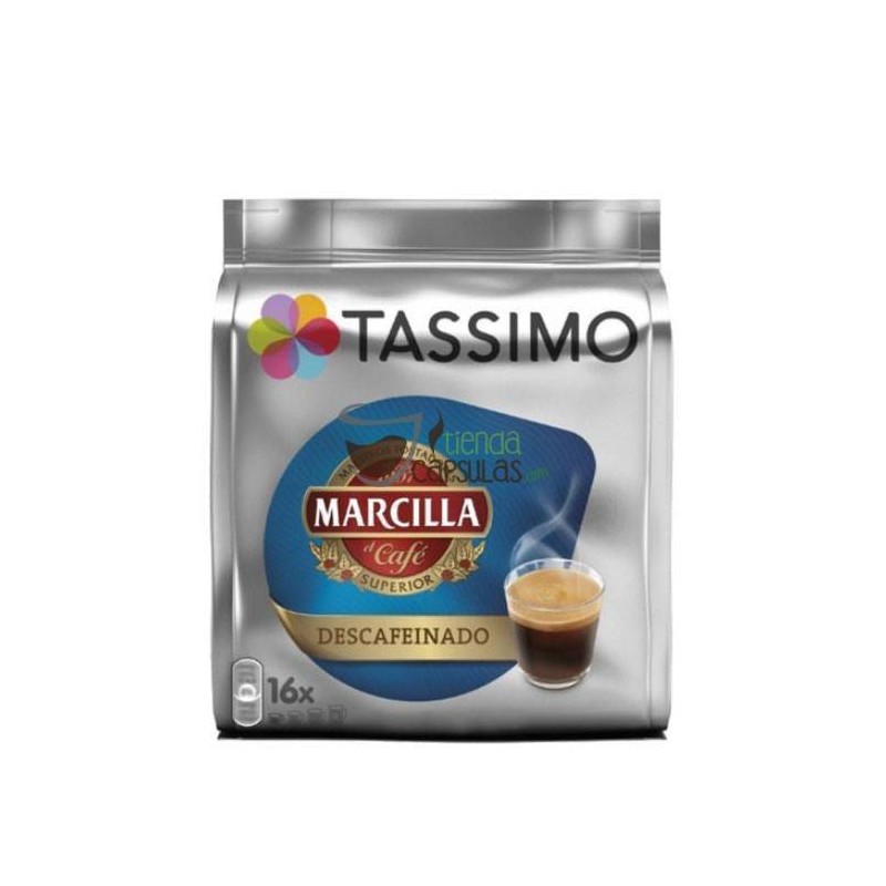 Tassimo Cápsulas Marcilla Café Descafeinado  80 Cápsulas Compatibles con  Cafetera Tassimo - 5PACK -  Exclusive : : Alimentación y  bebidas