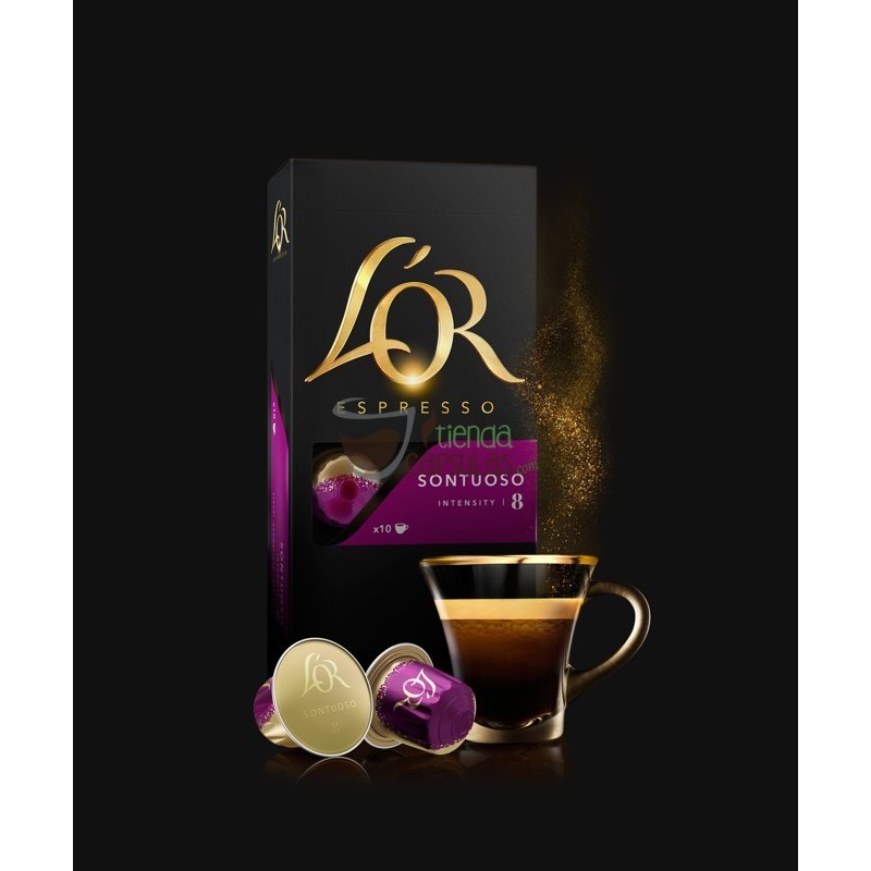 Café en cápsulas espresso sontuoso L'Or caja 10 unidades - Supermercados DIA