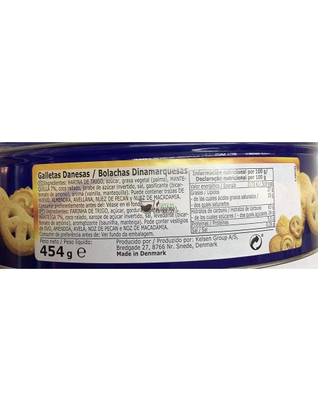Galletas Danesas - Danish Butter Cookies - Lata 454g