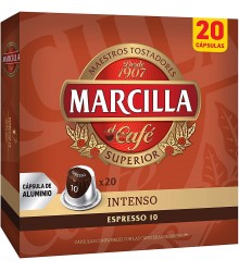 Cápsulas Marcilla - 10 Intenso - 20 unidades