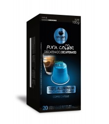 Cápsulas Nespresso®* Origen & Sensations - Pura Aluminio - Descafeinado - 20 unidades